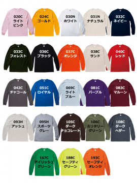 6.0oz ウルトラコットンロングスリーブTシャツ