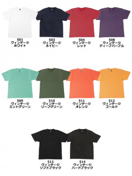 6.6oz プレミアムヴィンテージTシャツ
