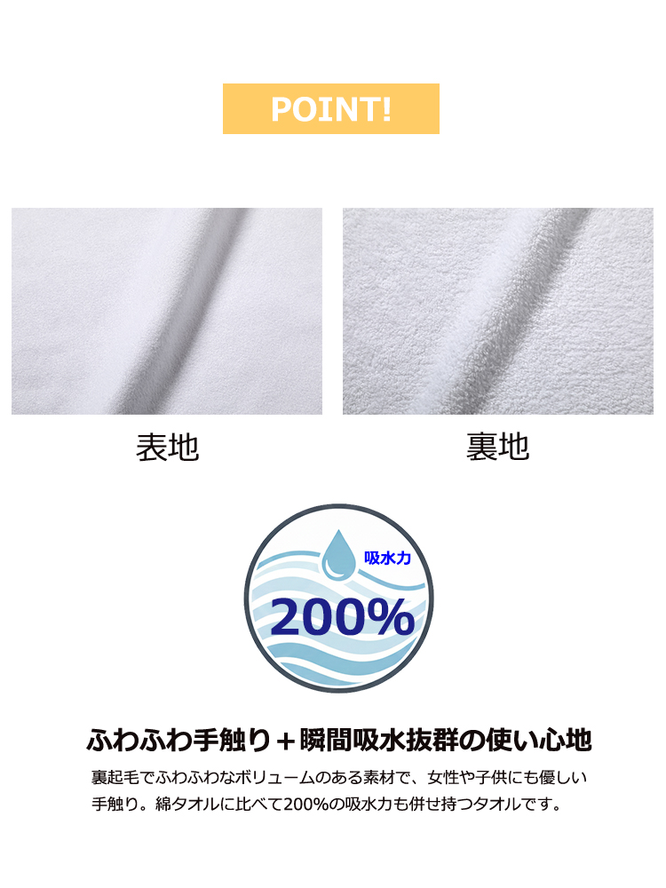 ハイブリットフェイスタオル