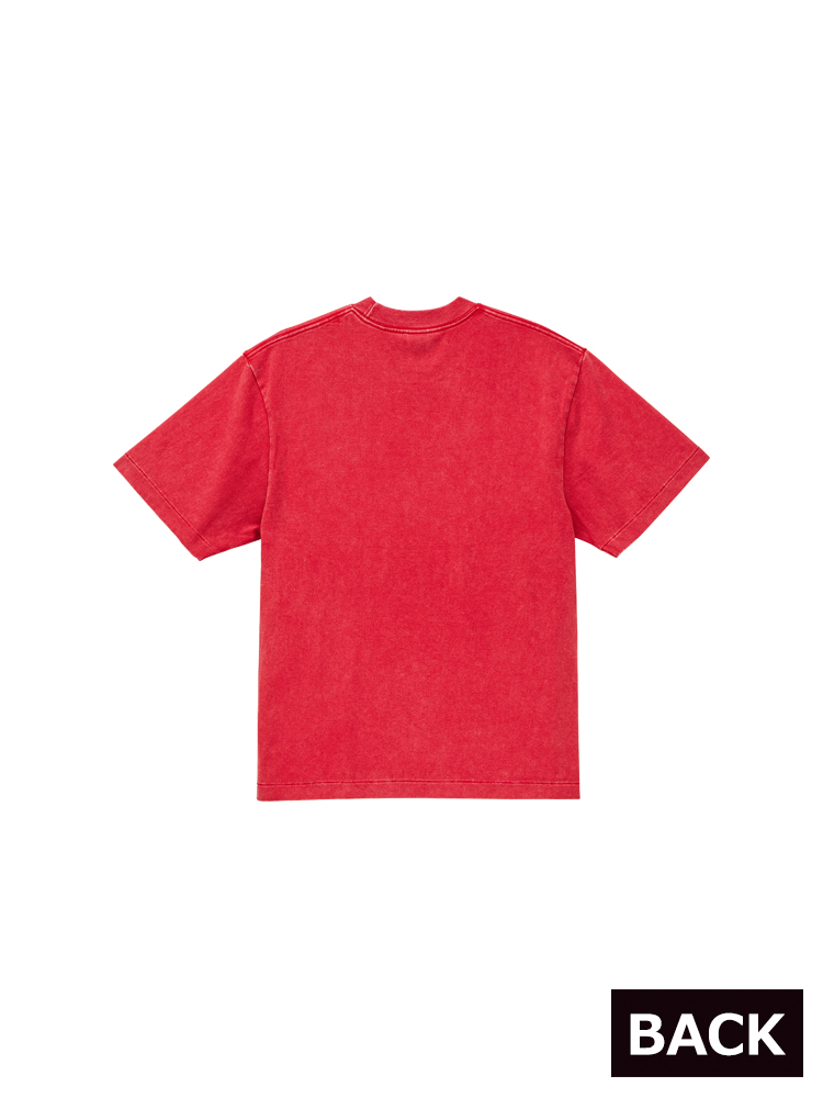 6.2oz オープンエンド フェードウォッシュ Tシャツ