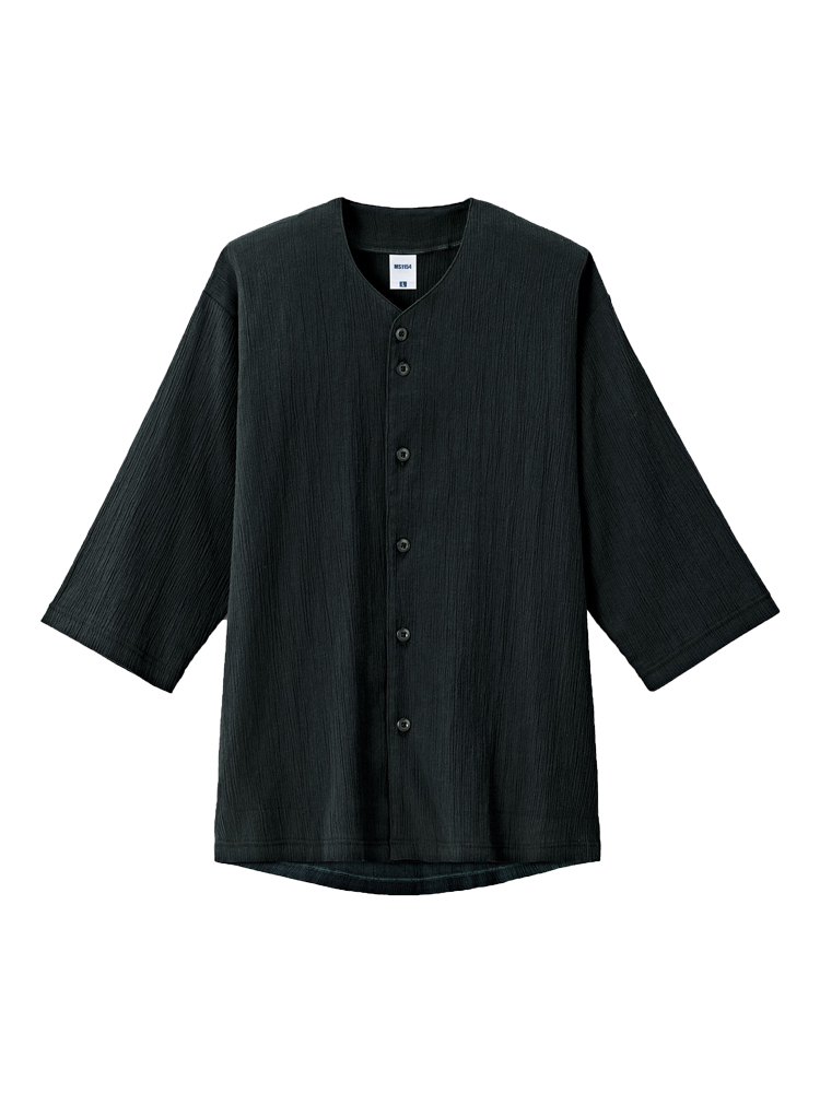 楊柳鯉口五分袖シャツ