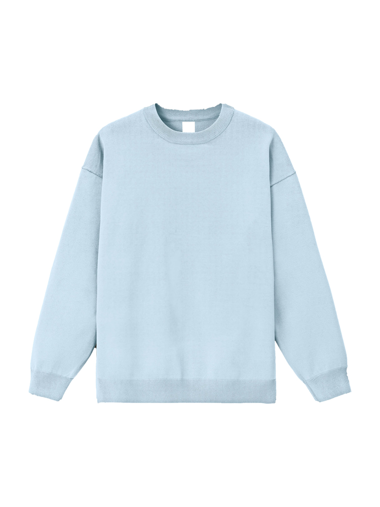 ウォッシャブルロングスリーブニット