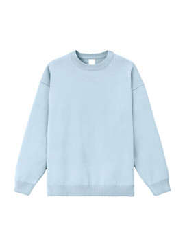 ウォッシャブルロングスリーブニット