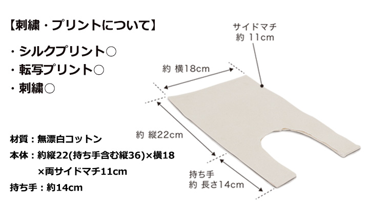 コットンマルシェバッグ(Sサイズ)