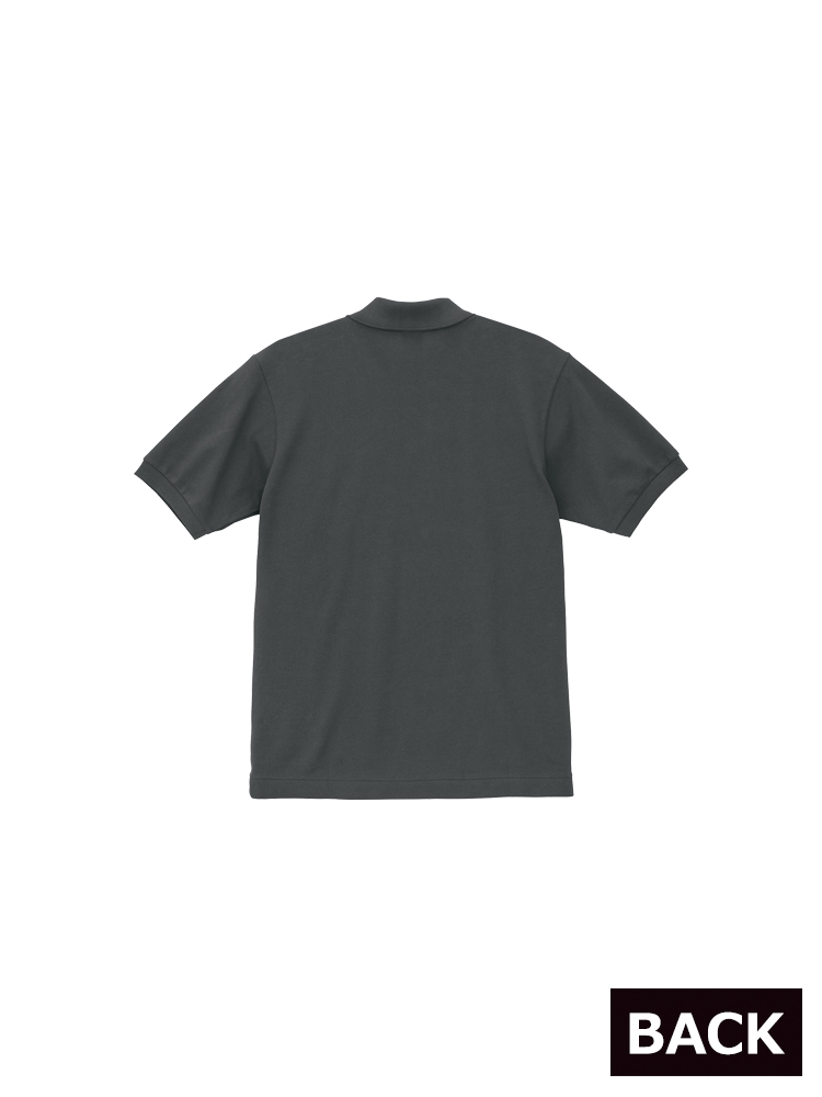 6.0oz ヘヴィーウェイト コットン ファイン カノコ ポロシャツ