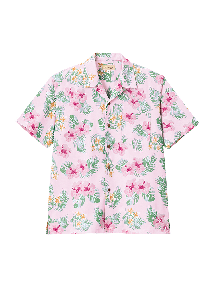 アロハシャツ（ハイビスカス柄）