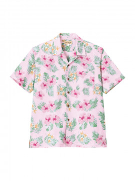 アロハシャツ（ハイビスカス柄）