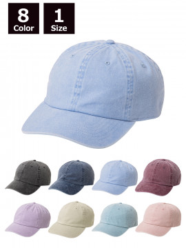ピグメントダイ ベースボールキャップ