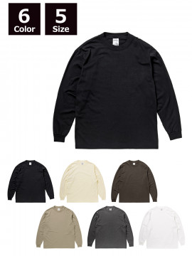 7.5oz ガーメントダイ ロングスリーブTシャツ