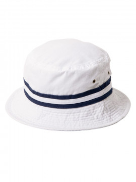 ストライプ　バケットハット