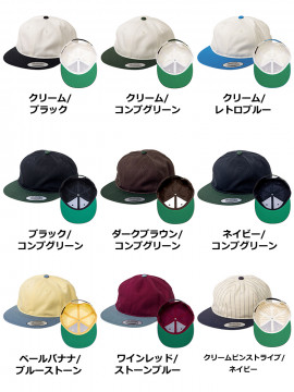 ミウラオリジナル　レトロスタイルキャップ　ツートーン