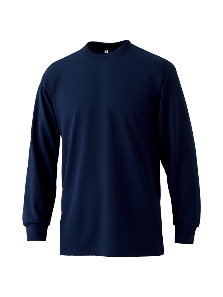 5.6oz 裏綿ハニカムメッシュ長袖Tシャツ