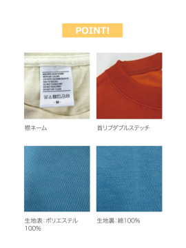 5.6oz ドライメッシュＴシャツ