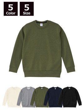 9.4oz T/R ダンボールニット クルーネック シャツ