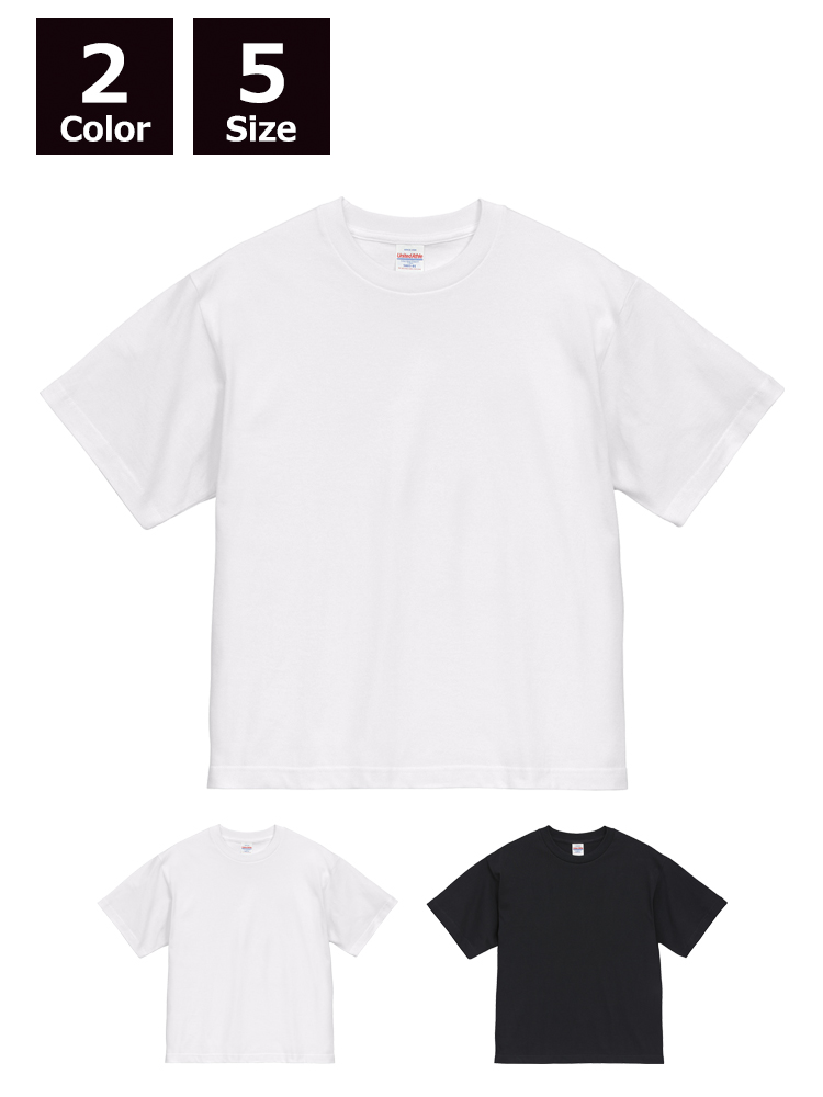 5.6oz ボクシー クロップド Tシャツ