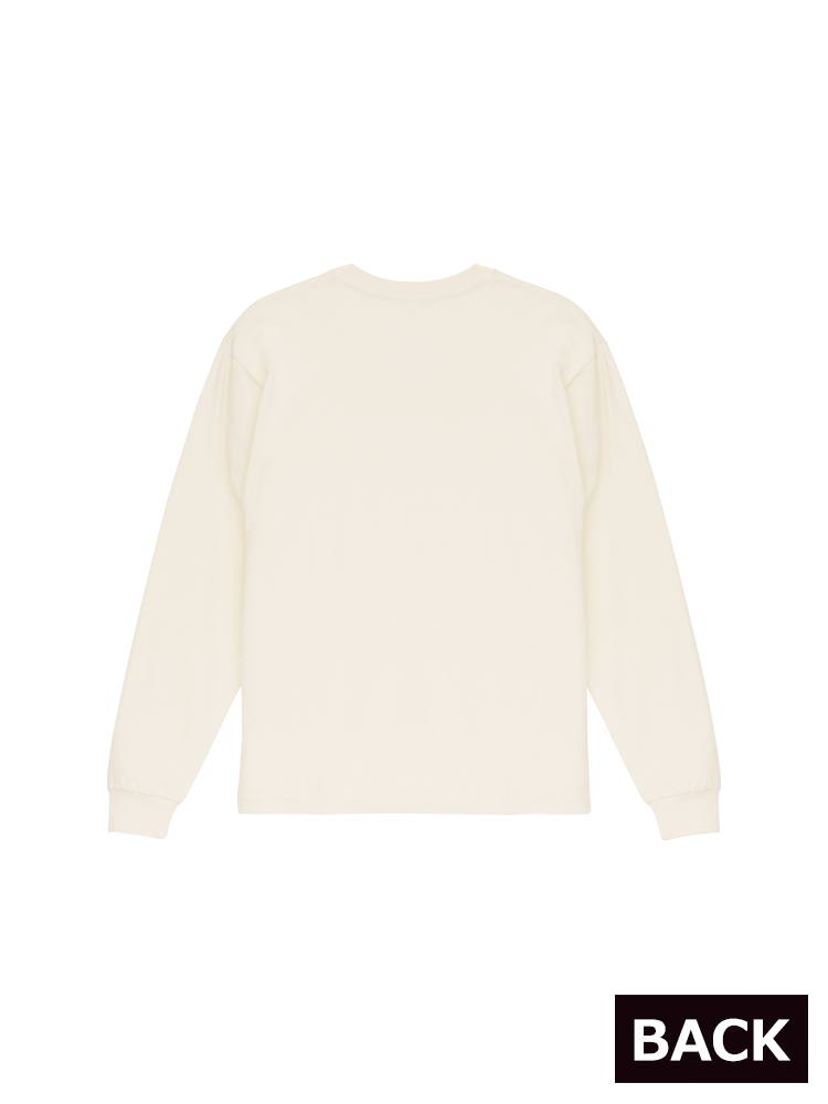 6.2oz オープンエンド フェードウォッシュ ロングスリーブ Tシャツ(2.1インチリブ)