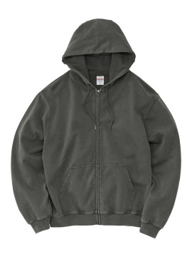 8.8oz オープンエンド フェードウォッシュ スウェット フルジップ パーカ（裏パイル）