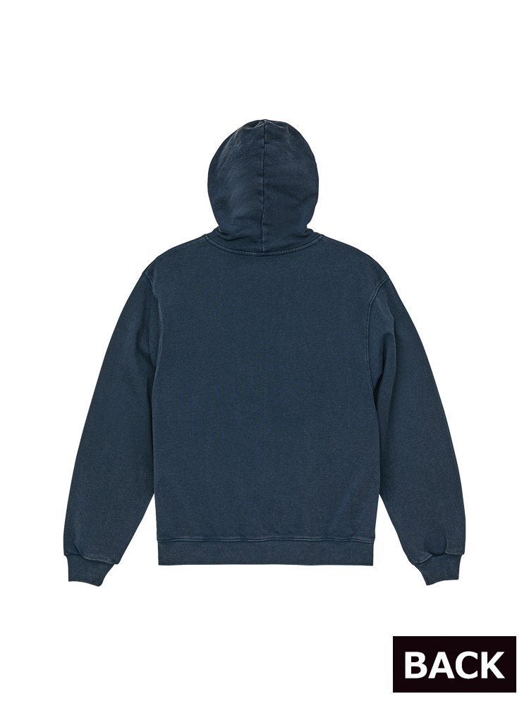 8.8oz オープンエンド フェードウォッシュ スウェット フルジップ パーカ(裏パイル)