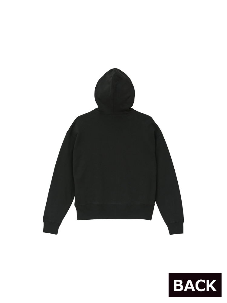 10.0oz ボックスシルエット スウェット フルジップ パーカ(裏パイル)
